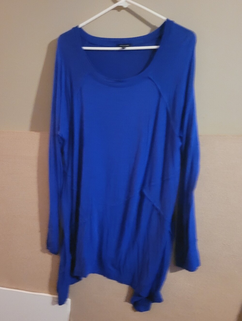 Verve Ami Cobalt Blue Long Sleeve Tunic Xl